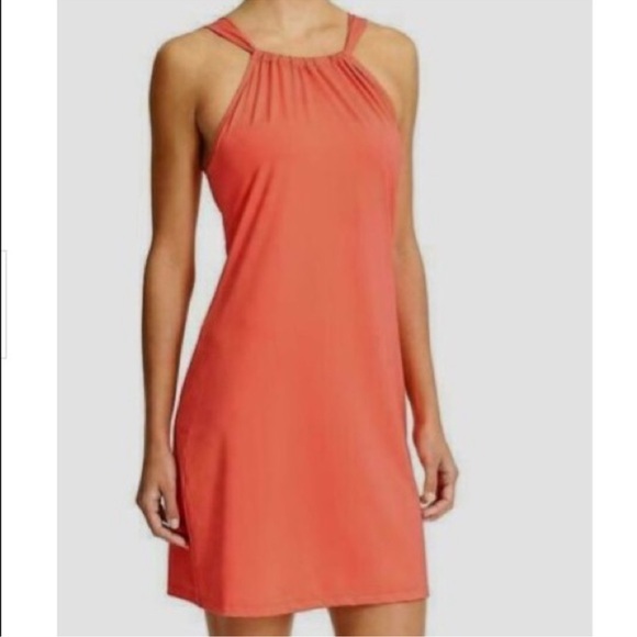 Athleta Ember Orange Kokomo Swim Dress size medium - Picture 2 of 13